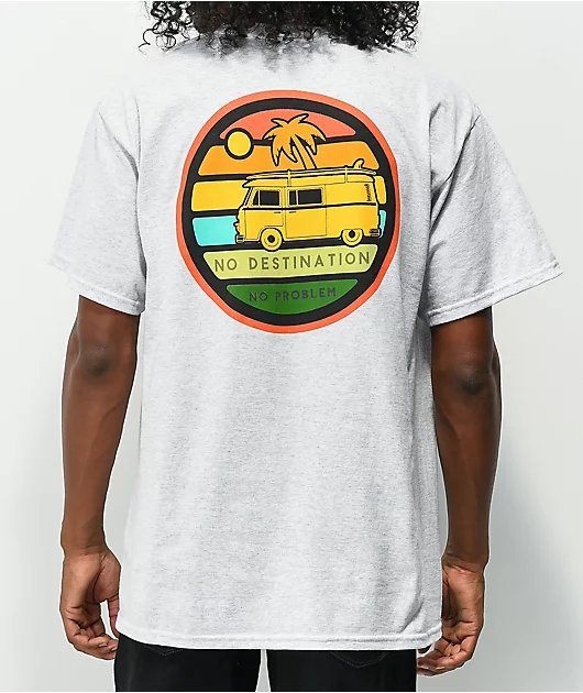 24848-dravus-no-destinations-grey-t-shirt-1.webp Dravus No Destinations Grey T-Shirt