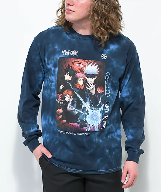 Episode x Jujutsu Kaisen Cover Long Sleeve Tie Dye T-Shirt
