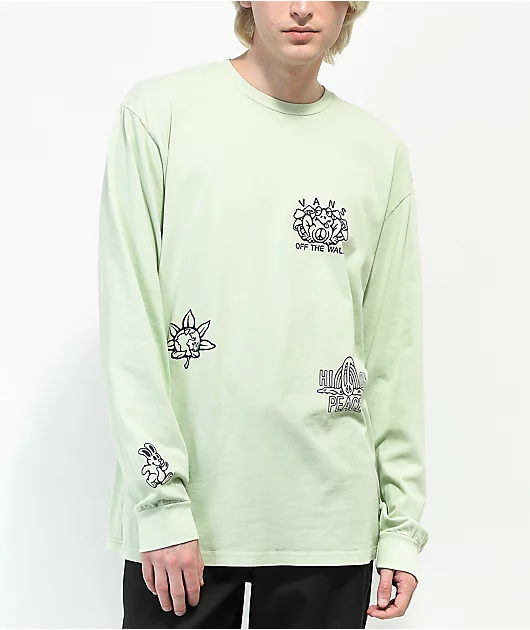 25474-vans-vintage-peace-of-mind-green-long-sleeve-t-shirt-1.webp Vans Vintage Peace Of Mind Green Long Sleeve T-Shirt