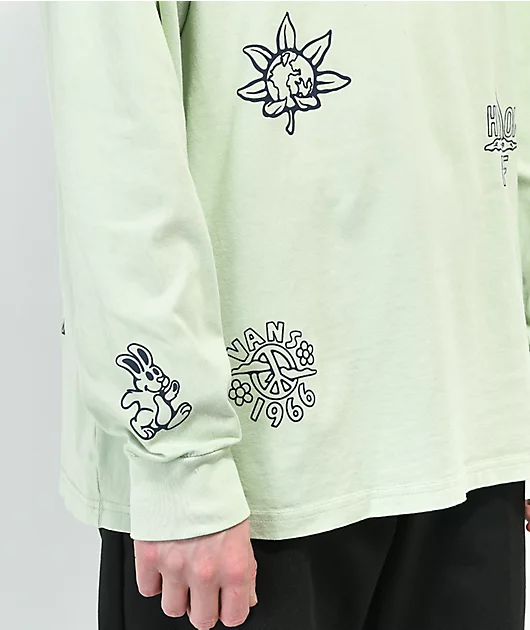 25474-vans-vintage-peace-of-mind-green-long-sleeve-t-shirt-4.webp Vans Vintage Peace Of Mind Green Long Sleeve T-Shirt