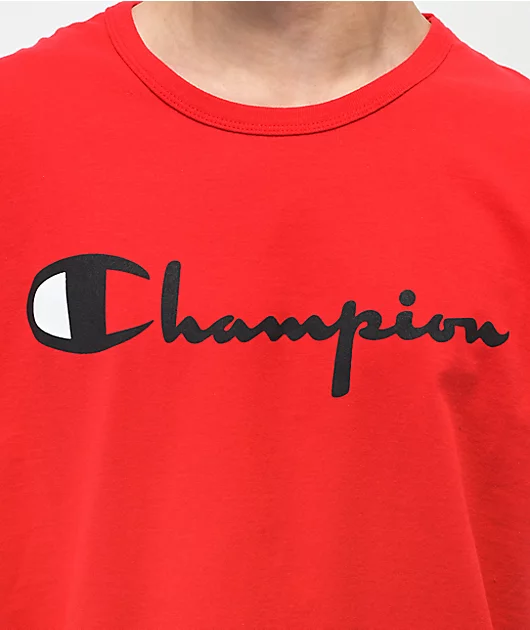 25542-champion-lightweight-red-t-shirt-2.webp Champion Lightweight Red T-Shirt