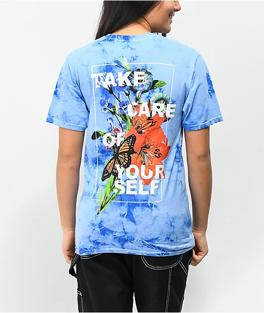 25608-empyre-take-care-blue-tie-dye-t-shirt-1.webp Empyre Take Care Blue Tie Dye T-Shirt