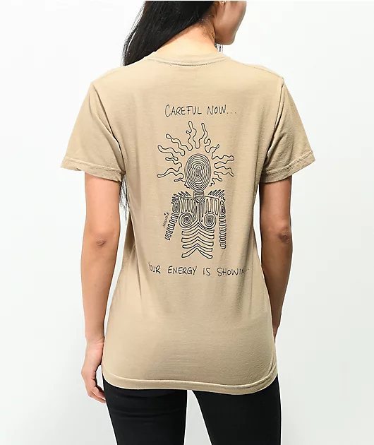 26856-melodie-energy-natural-brown-t-shirt-2.webp Melodie Energy Natural Brown T-Shirt