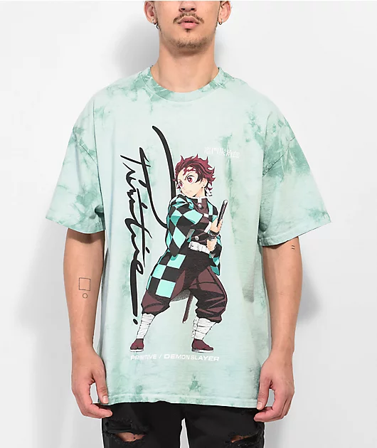28041-primitive-x-demon-slayer-tanjiro-washed-t-shirt-1.webp Primitive x Demon Slayer Tanjiro Washed T-Shirt