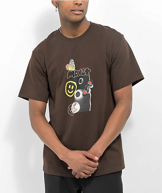 28684-monet-moon-brown-t-shirt-1.webp Monet Moon Brown T-Shirt