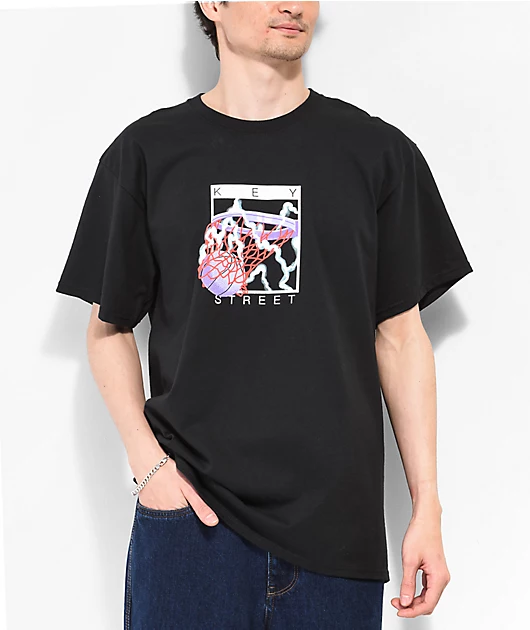 29432-key-street-high-hoops-black-t-shirt-2.webp Key Street High Hoops Black T-Shirt