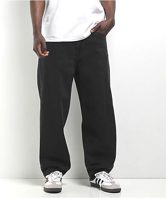 Empyre Shmutz Black Wash Loose Fit Skate Jeans