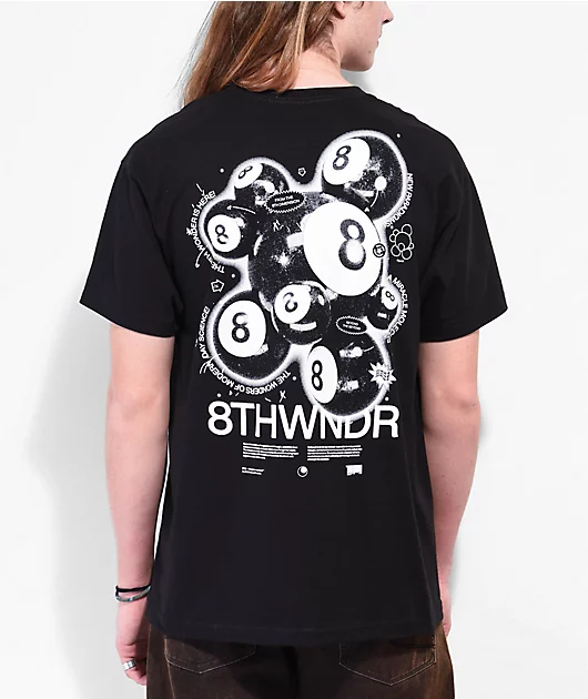 30073-8thwndr-molecule-black-t-shirt-1.webp 8THWNDR Molecule Black T-Shirt