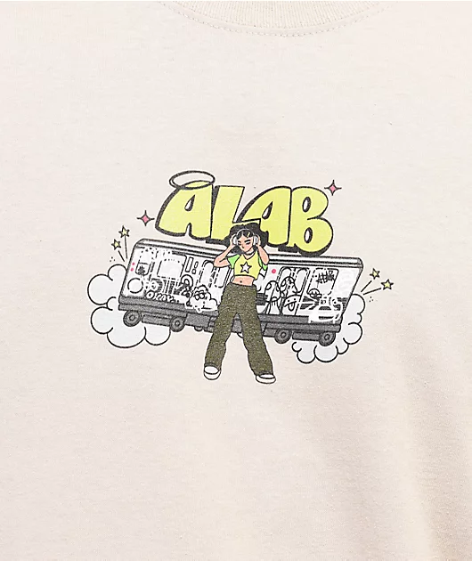 30114-a.lab-l-train-cream-t-shirt-2.webp A.LAB L-Train Cream T-Shirt