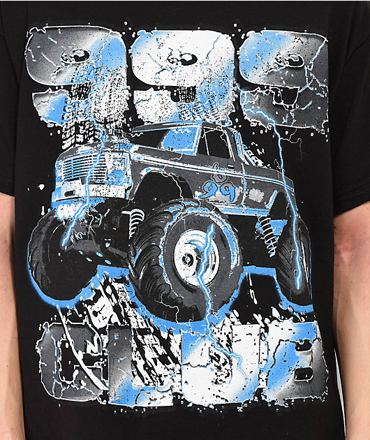 30762-999-club-by-juice-wrld-monster-truck-black-t-shirt-2.jpg 999 Club by Juice WRLD Monster Truck Black T-Shirt