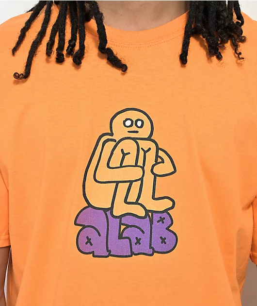 30797-a.lab-scared-orange-t-shirt-2.webp A.LAB Scared Orange T-Shirt