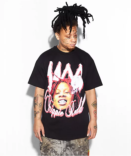 1400 by Trippie Redd Smoke Ring Black T-Shirt