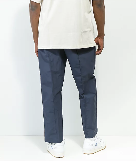 adidas Pintuck Navy Track Pants
