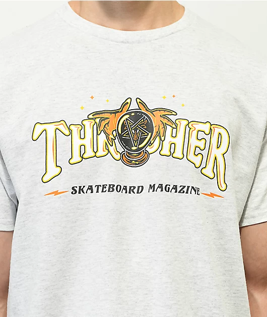 31447-thrasher-fortune-ash-grey-t-shirt-2.webp Thrasher Fortune Ash Grey T-Shirt