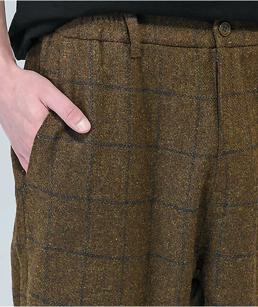 3164-wknd-loosies-checkered-brown-pants-4.webp WKND Loosies Checkered Brown Pants