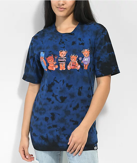 31817-broken-promises-unbearable-blue-tie-dye-t-shirt-1.webp Broken Promises Unbearable Blue Tie Dye T-Shirt