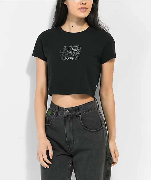 32314-vans-bloom-tomb-black-crop-t-shirt-1.webp Vans Bloom Tomb Black Crop T-Shirt