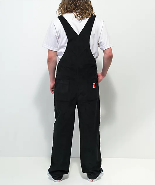 3233-empyre-loose-fit-black-corduroy-overalls-2.webp Empyre Loose Fit Black Corduroy Overalls