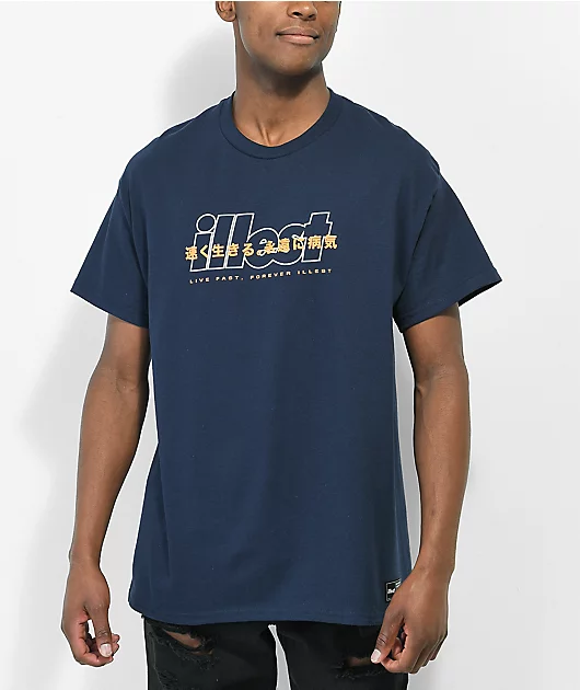 32577-illest-live-fast-navy-t-shirt-2.webp Illest Live Fast Navy T-Shirt