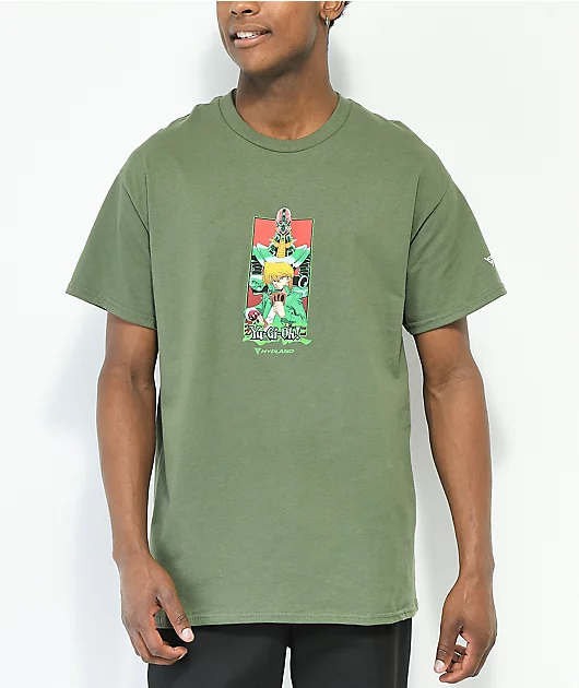 32644-hypland-x-yu-gi-oh-joey-jinzo-green-t-shirt-1.webp Hypland x Yu-Gi-Oh! Joey Jinzo Green T-Shirt