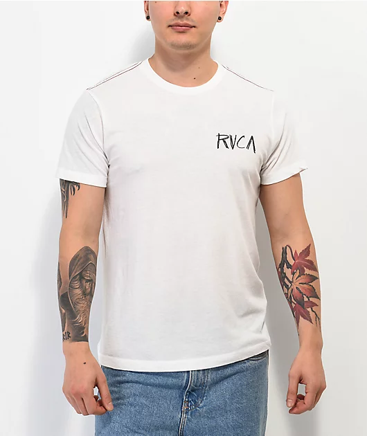 32821-rvca-shape-of-snakes-cream-t-shirt-2.webp RVCA Shape Of Snakes Cream T-Shirt