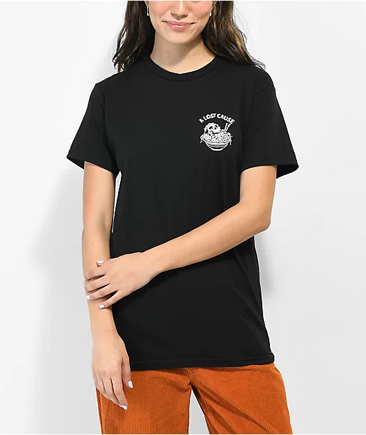 32855-a-lost-cause-send-noods-black-t-shirt-2.webp A Lost Cause Send Noods Black T-Shirt