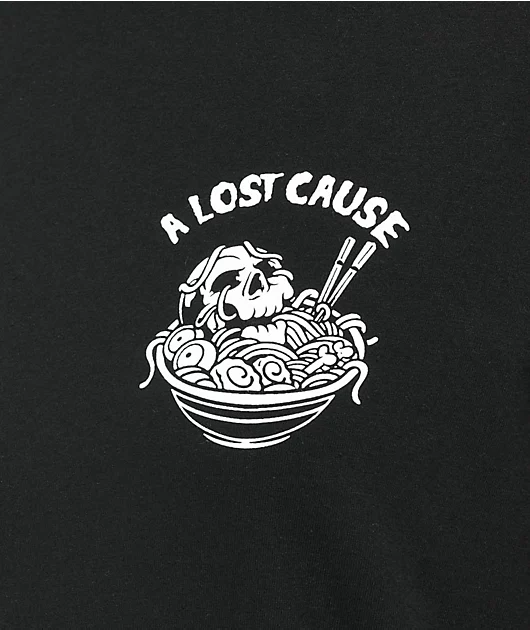 32855-a-lost-cause-send-noods-black-t-shirt-3.webp A Lost Cause Send Noods Black T-Shirt
