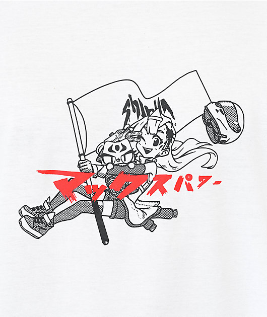 33035-shinya-race-flag-white-t-shirt-3.jpg Shinya Race Flag White T-Shirt