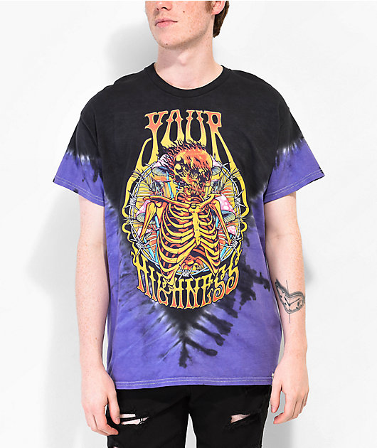Your Highness Consciousness Black Tie Dye T-Shirt