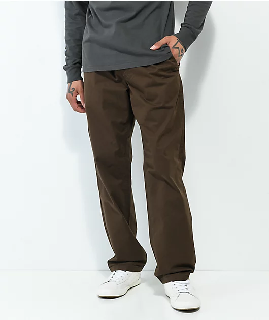 3335-vans-range-relaxed-brown-elastic-waist-pants-1.webp Vans Range Relaxed Brown Elastic Waist Pants