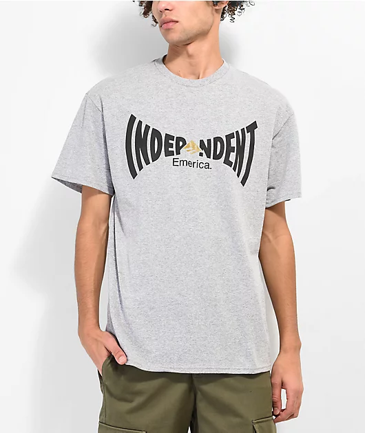 33385-emerica-x-independent-span-grey-t-shirt-1.webp Emerica x Independent Span Grey T-Shirt