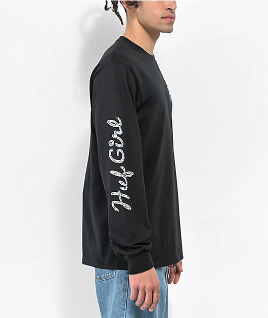 33733-huf-x-girl-chrome-black-long-sleeve-t-shirt-3.webp HUF x Girl Chrome Black Long Sleeve T-Shirt