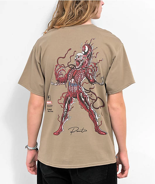 34436-primitive-x-marvel-carnage-natural-t-shirt-1.webp Primitive x Marvel Carnage Natural T-Shirt