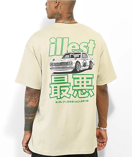 34450-illest-legend-tan-t-shirt-1.webp Illest Legend Tan T-Shirt