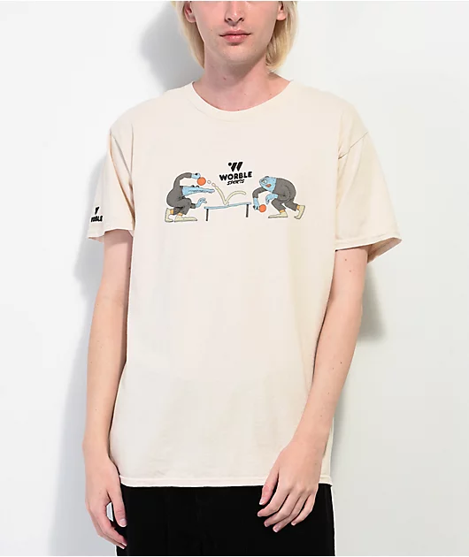 WORBLE Sports Natural T-Shirt