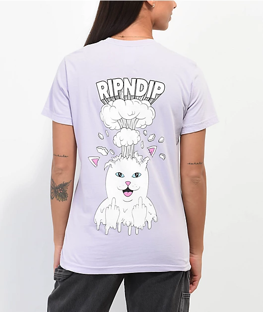 RIPNDIP Mind Blown Lavender T-Shirt