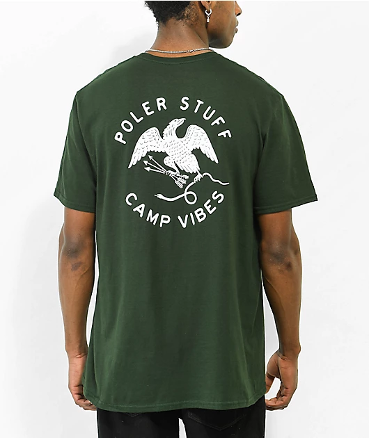 34614-poler-brand-green-t-shirt-1.webp Poler Brand Green T-Shirt