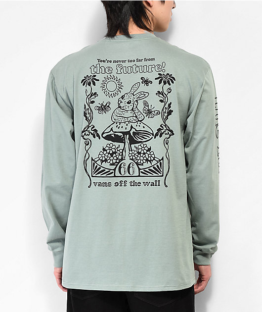 34713-vans-too-far-from-the-future-green-long-sleeve-t-shirt-1.jpg Vans Too Far From The Future Green Long Sleeve T-Shirt