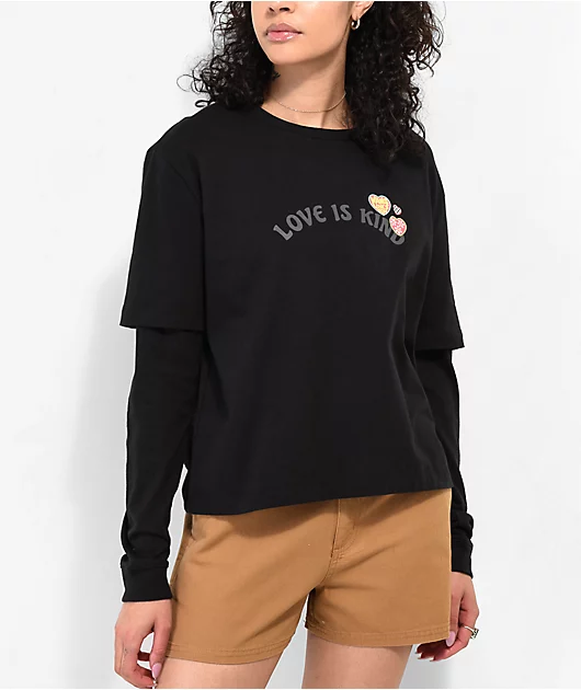 34794-vans-love-is-kind-black-crop-twofer-long-sleeve-t-shirt-1.webp Vans Love Is Kind Black Crop Twofer Long Sleeve T-Shirt