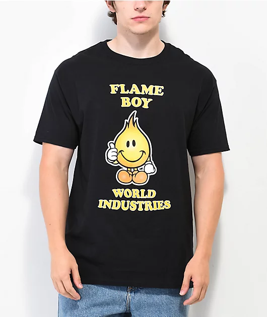 35044-world-industries-classic-flame-boy-black-t-shirt-1.webp World Industries Classic Flame Boy Black T-Shirt