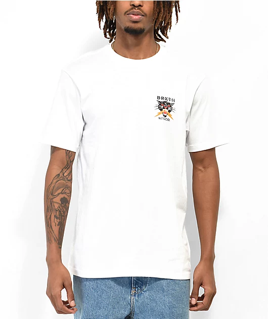 35324-brixton-sparks-white-t-shirt-2.webp Brixton Sparks White T-Shirt