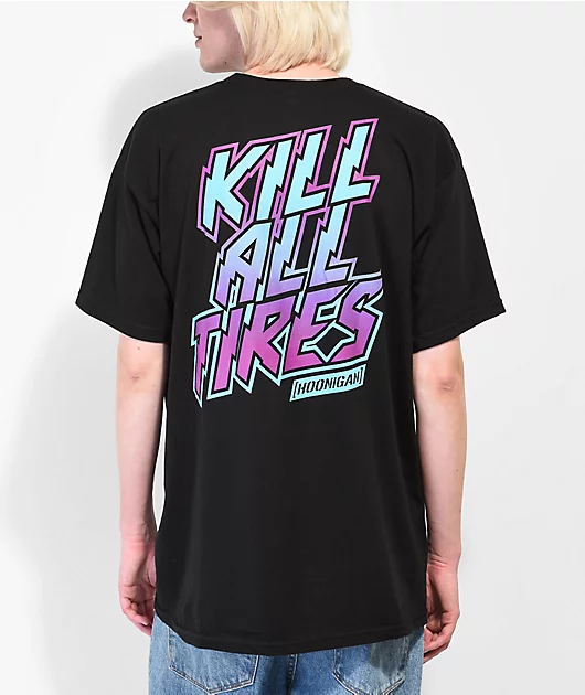 35560-hoonigan-kill-all-tires-black-t-shirt-1.webp Hoonigan Kill All Tires Black T-Shirt