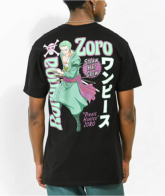 35728-one-piece-zoro-black-t-shirt-1.webp One Piece Zoro Black T-Shirt
