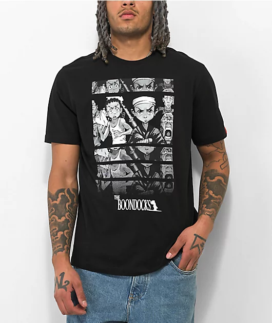 35826-the-boondocks-samurai-huey-black-t-shirt-1.webp The Boondocks Samurai Huey Black T-Shirt