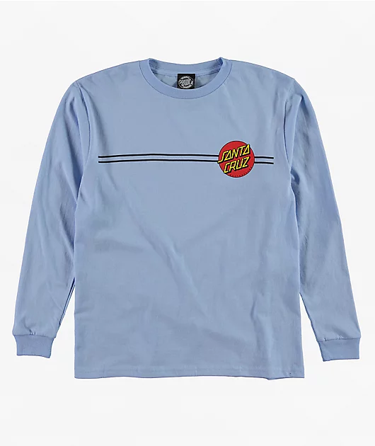 Santa Cruz Kids' Classic Dot Black Long Sleeve T-Shirt