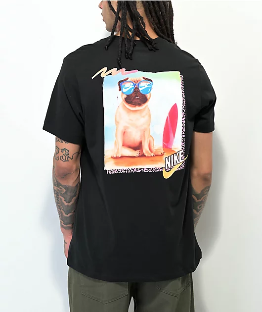 36610-nike-sportswear-beach-pug-black-t-shirt-1.webp Nike Sportswear Beach Pug Black T-Shirt