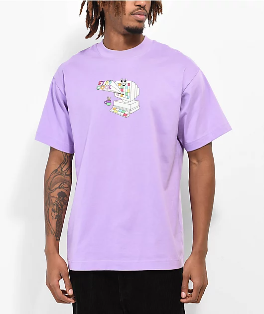 Staycoolnyc Web Surf Lavender T-Shirt