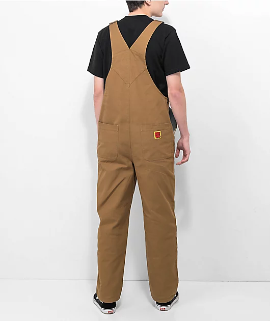 3723-empyre-curbed-canvas-tobacco-skate-overalls-2.webp Empyre Curbed Canvas Tobacco Skate Overalls