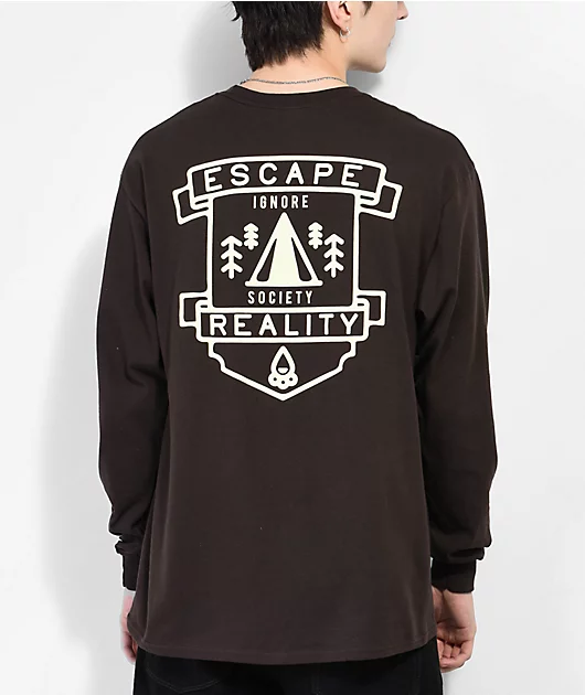 37615-dravus-escape-reality-brown-long-sleeve-t-shirt-1.webp Dravus Escape Reality Brown Long Sleeve T-Shirt