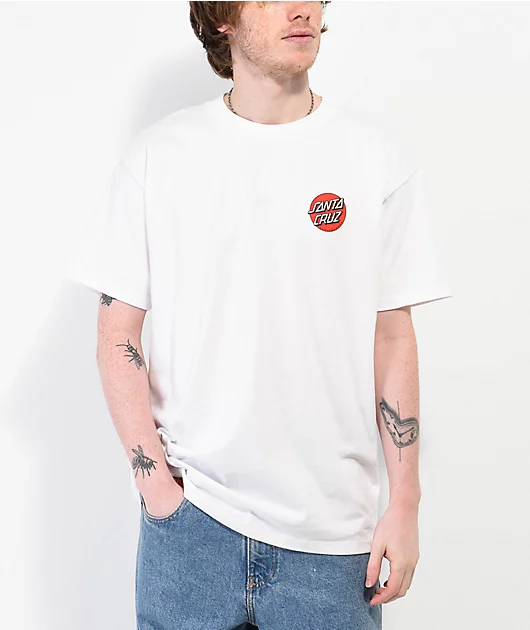 Santa Cruz Missing Dot White T-Shirt